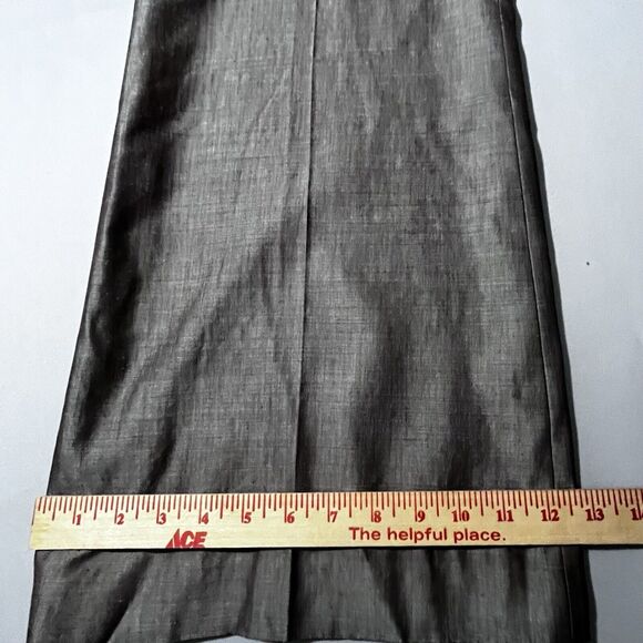 Ecetera Women’s Sharkskin Metallic Wool Mohair Blend Lined Dress Pants Sz 14 - Picture 5 of 9